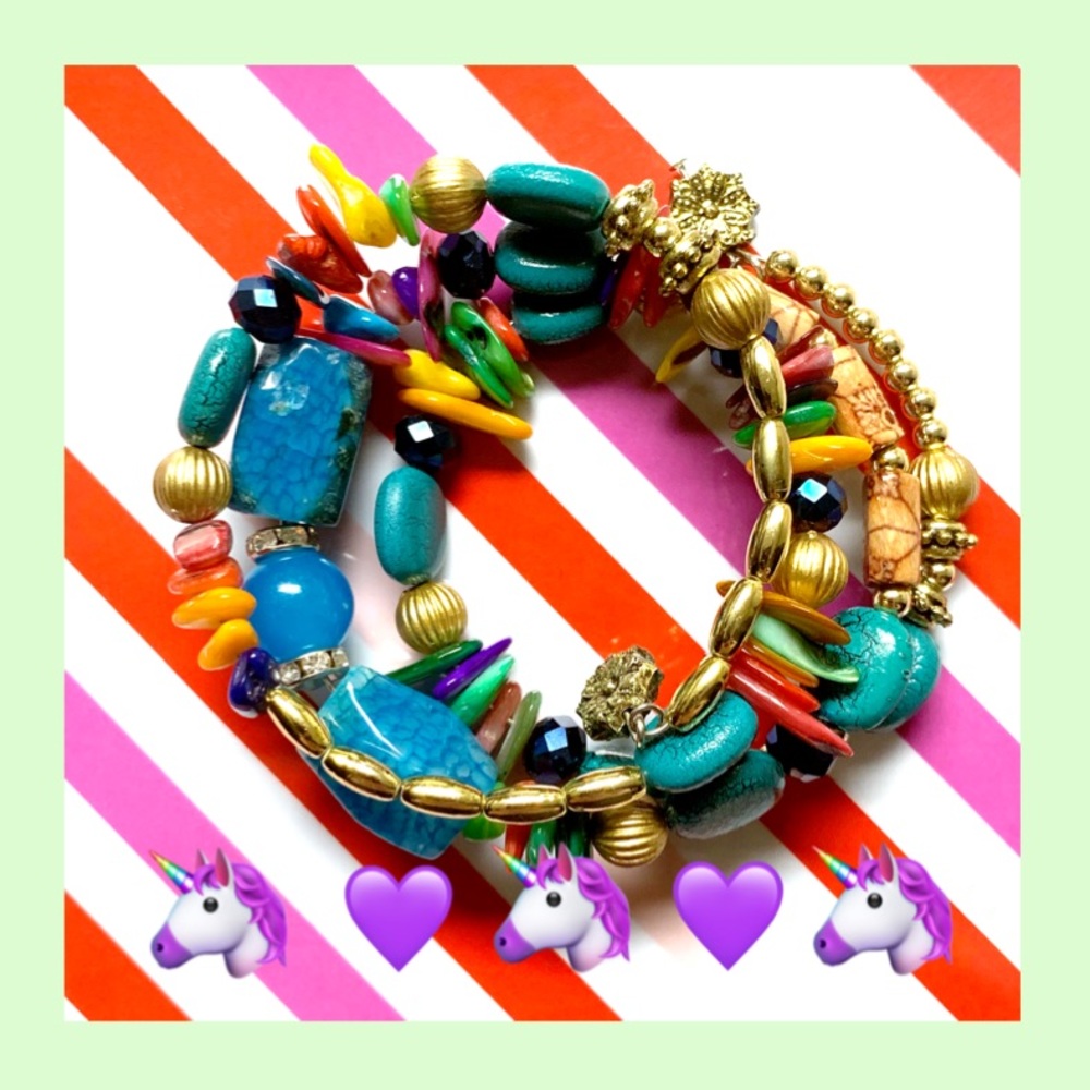 ❌SOLD❌Boho Chic Colorful Bracelet